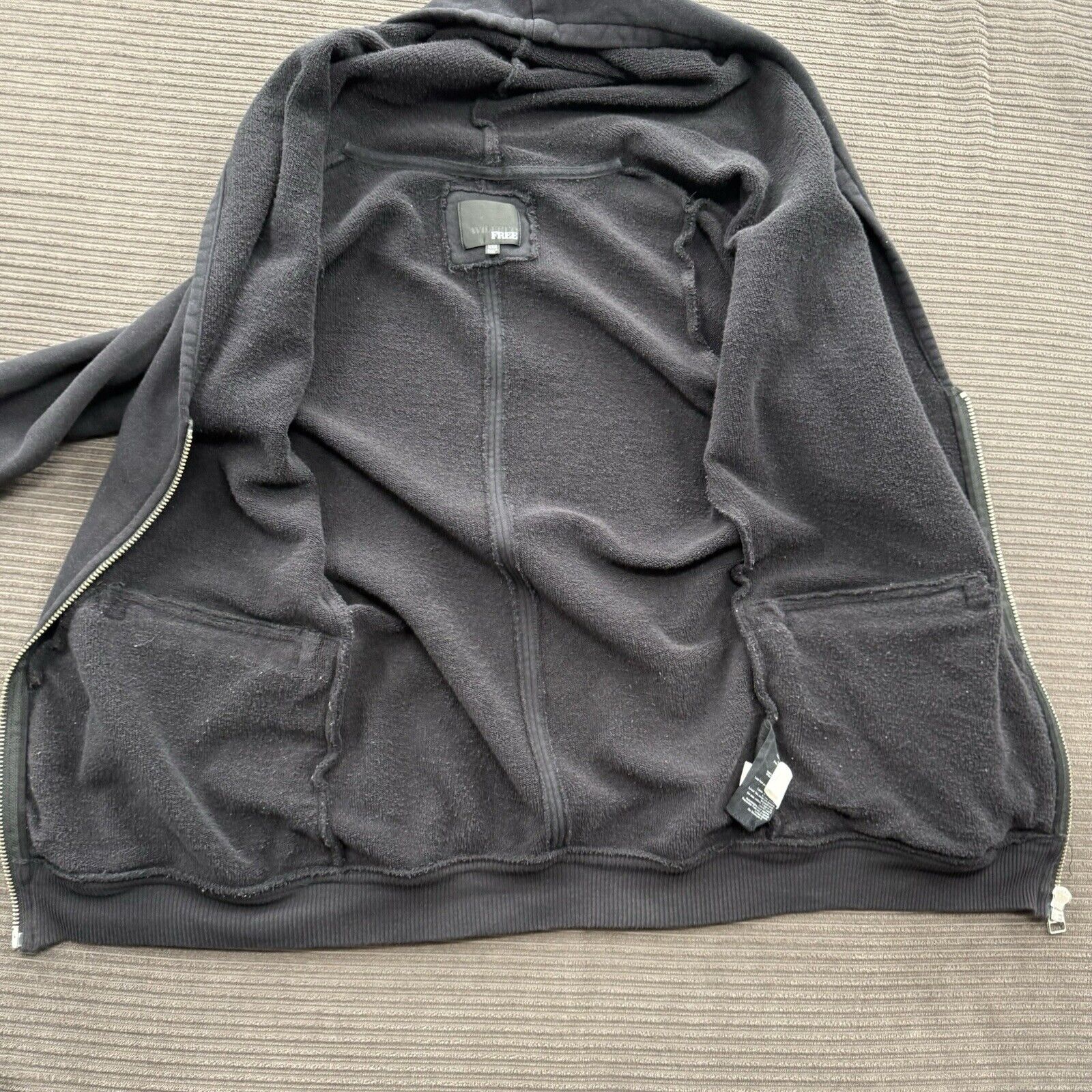 Aritzia Wilfred Free Black Cocoon Rousseau Sweater Women Xxs Black Cotton. — image 8 of 8